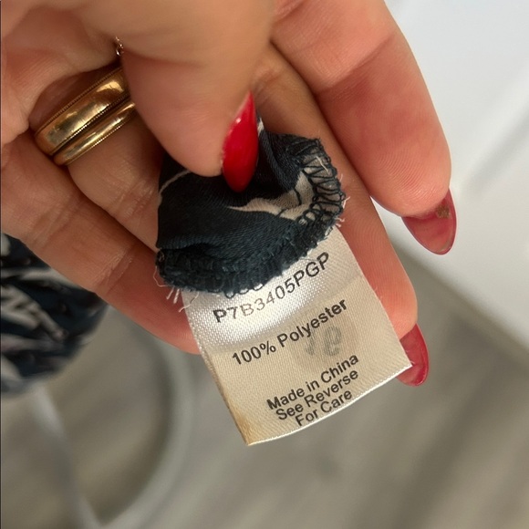 Parker Floral Print Dress with Cut Out Sleeves L - Picture 2 of 9